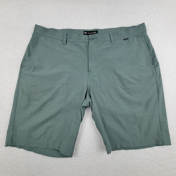 Travis Mathew Shorts Mens 40 Green TM1M1208 Performance Golf Stretch‎ Casual - Picture 1 of 11